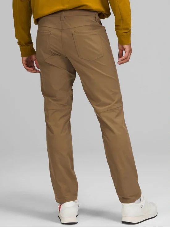Lululemon Mens ABC Pant Tan Size 36 GUC 33Inseam - Picture 2 of 8